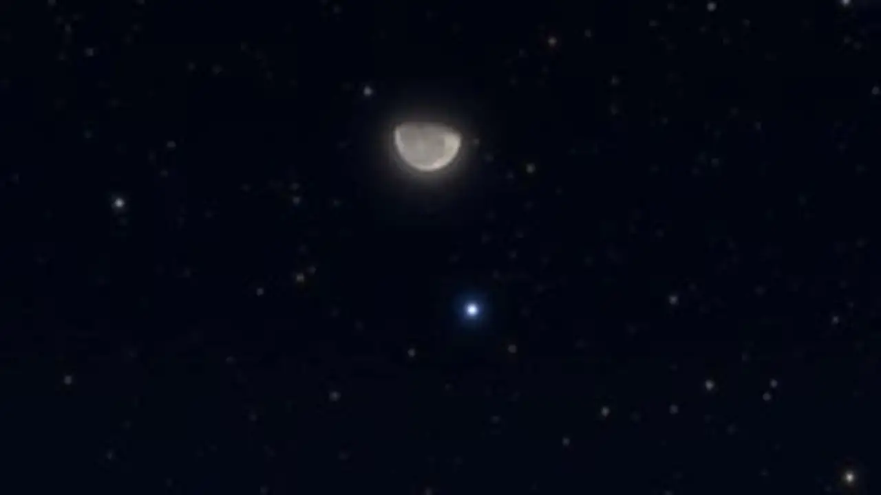 ظاهرة فلكية.. القمر يبلغ ربع إضاءته في سماء الليل خلال الساعات القادمة